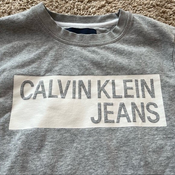CK Jeans Graphic Crewneck Sweatshirt - Picture 2 of 9